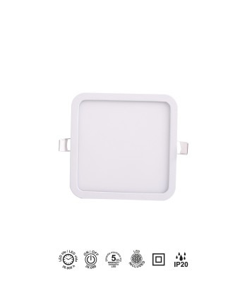 SAONA * DOWNLIGHT LED CUADRADO - 18W - 3000K